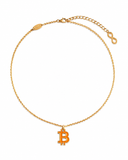 Bitcoin Icon Necklace