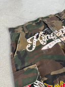 PATCHED UP CAMO JORT
