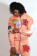 “PEACH” K1 ZIP UP